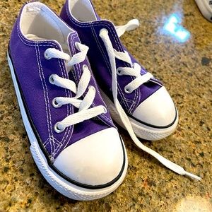 Kids Purple Converse Size 9